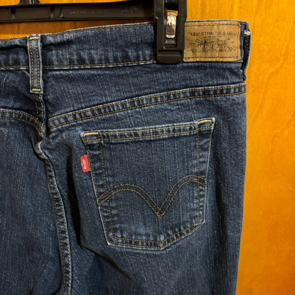 Levi’s 505 Straight Leg Dark Wash‎ Jean Size 12 M - Picture 10 of 12